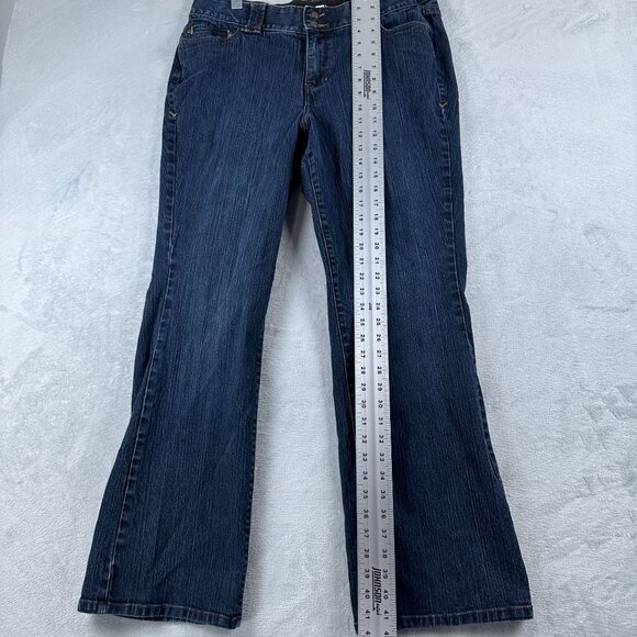 Lane Bryant Bootcut Jeans Womens Size 16 Tighter Tummy Technology High Rise Blue - Picture 12 of 13